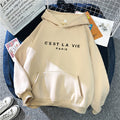 2023 Velvet Hoodie Dress - Women's Street Chic