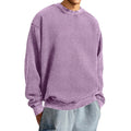 Vidifid Oversized Plush Hoodie in Purple