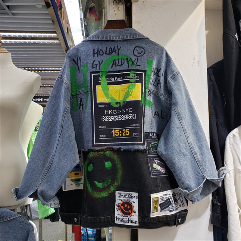 Women's Urban Art Denim Jacket