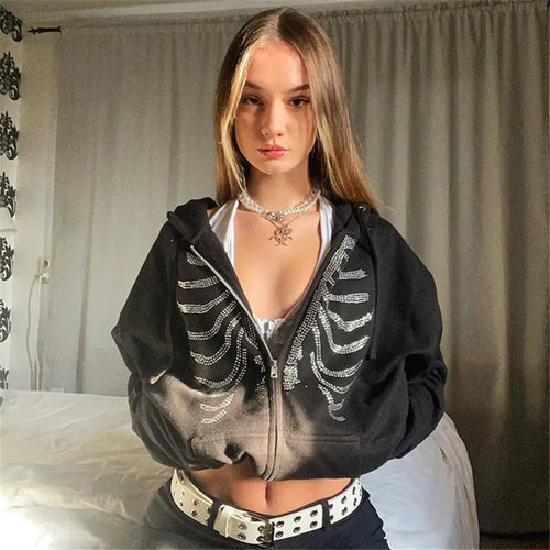 Butterfly Bling Zip Cardigan