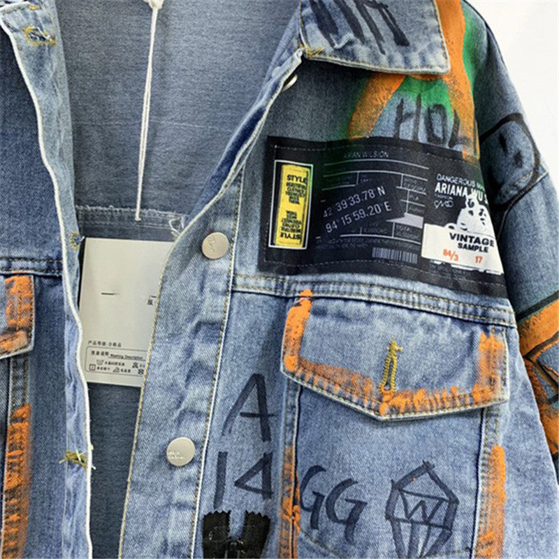 Women's Urban Art Denim Jacket