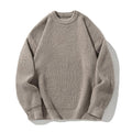 Retro Grandpa Crewneck Sweater - Knitted Y2K Pullover