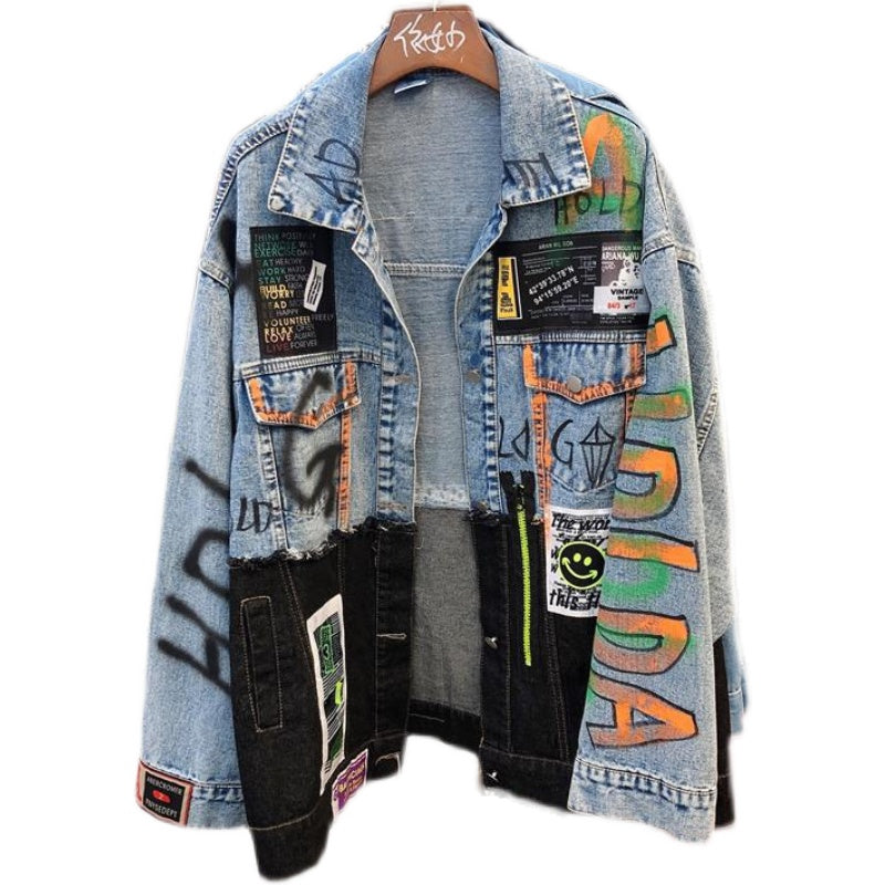 Women's Urban Art Denim Jacket