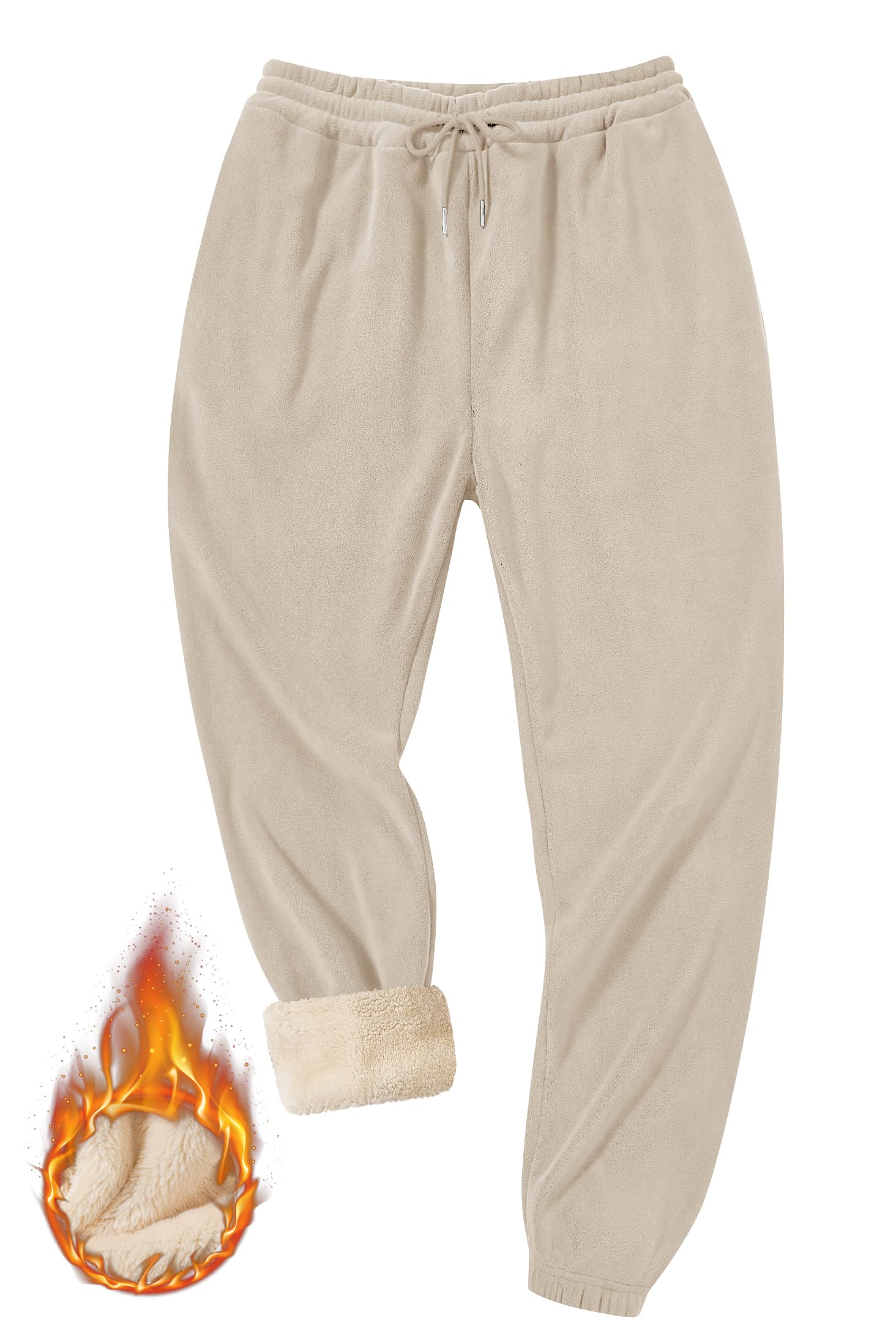 Herberton Men's Sherpa-Lined Joggers with Pockets