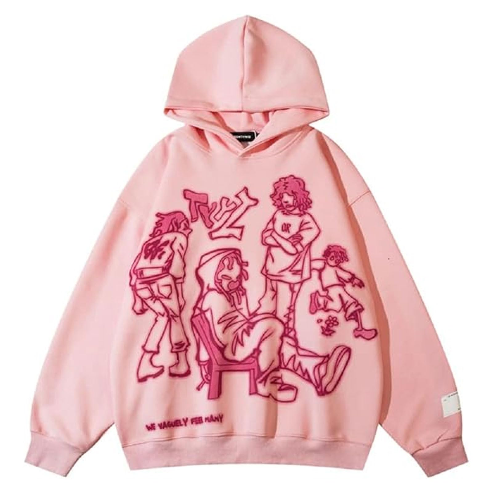 VOLYMOON Men's Y2K Graphic Hoodie